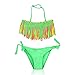 Leiwo Girls Tassels Two Piece Swimsuit Bikini Bathing Suit
