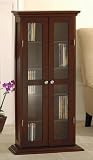 Antique Walnut CD/DVD Cabinet