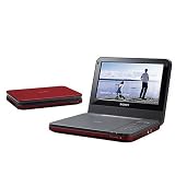 Sony - DVP-FX720 portable DVD player in red