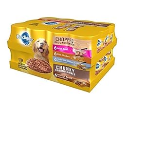 Pedigree Chopped Ground Dinner Wet Dog Food, Variety Pack (13.2 Oz., 24-Ct.) Pedigree Chopped Ground Dinner Wet Dog Food, Variety Pack (13.2 Oz., 24-Ct.)