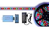 IMAGE OF LED 3528 Small Series Light Strip with Waterproof Epoxy Resin - 12 Volt 300 LEDs Controller Kit (RGB) (2.5