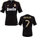 Real Madrid Ronaldo Trikot Away 2012, offizielles adidas Lizenzprodukt, 100% Polyester, adidas 
ClimaCool. Verein: Real Madrid Spielername: Cristiano Ronaldo Nr.7 Sponsor: Bwin Hersteller: adidas 
Material: CLIMACOOL, 100% Polyester Das Trikot wird f�r Sie angefertigt und ist daher vom Umtausch 
ausgeschlossen!!! (Siehe hierzu unsere AGBs!!!)