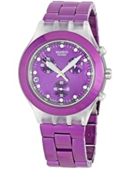 Swatch Full Blooded Blueberry Unisex Watch SVCK4048AG