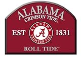 Alabama Crimson Tide Wooden Pub Style Bar Sign