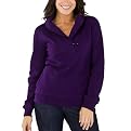 Merona&reg; Petites Shawl Fleece Collar Top -Purple
