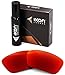 IKON LENSES Replacement Lenses For Oakley Fuel Cell Sunglasses - + Red Mirror (Polarized)