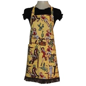 Sassy Cook'n 012494A Western Lolitas in Yellow Apron by 