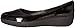 FitFlop Women's Patent Superballerina Ballet Flat, All Black, 9 M US