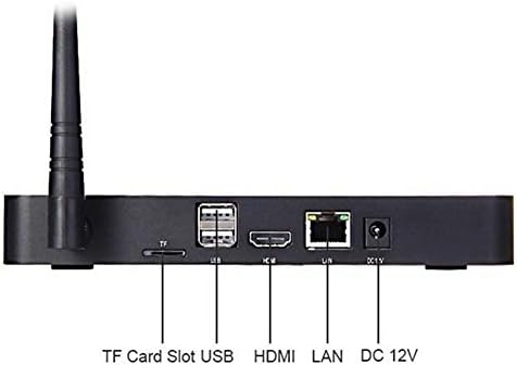 P PLATER® Original PIPO X7S Dual Boot OS Mini PC Windows 8.1 + Android 4.4 Smart TV Box Intel Z3736F Quad Core 2G/32G 1080P HDMI Wi-Fi 2.4GHz Ethernet LAN 10/100M Black