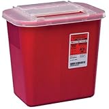 MDS705202 Sharps Container, 8 Quart(=2 Gallons)
