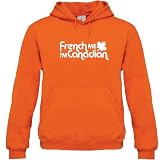 Franzoesisch Me - Englisch (Weiss) Sweatshirt mit Kapuze