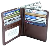 Leatherbay Double Fold Wallet - Antique Tan