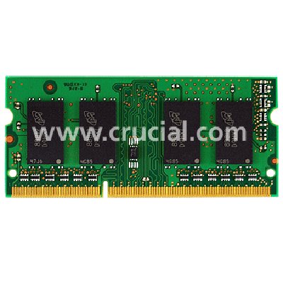 Crucial CT25664BC1067 2GB 204-PIN PC3-8500 SODIMM DDR3 Memory Module