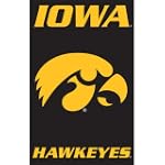 Iowa Hawkeyes Applique Banner Flag