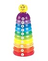 Mattel W4472 - Fisher-Price Brilliant Basics Stack und Roll Cups Spielkugel Pyramide