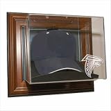 Cap Case-Up Display with Acrylic in Brown Team: NFL Logo Gear