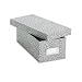 Oxford Oxford Reinforced Board 3 x 5 Card File With Lift-Off Cover, Black/White Agate,1 Per Box ,(40588)