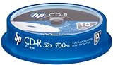 HP データ用CD-R 700MB 52倍速対応 ホワイトワイドプリンタブル 10枚スピンドル CDR80HPWBX10SAの画像