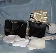 Glossy Favor Boxes - 2"x 2" x 2" Black - (50 pcs) Wedding/Shower/Party Favors
