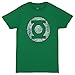 DC Comics Green Lantern Distressed Logo Symbol T-Shirt - Green (Large)