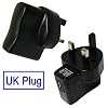 LUPO BLACK 1000mA Apple Ipod Charger USB Power Adapter (charges MP3 players, Mobile phones, PDA's & Digital Cameras)