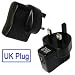 LUPO BLACK 1000mA Apple Ipod Charger USB Power Adapter (charges MP3 players, Mobile phones, PDA's & Digital Cameras)