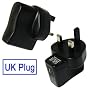 LUPO BLACK 1000mA Apple Ipod Charger USB Power Adapter (charges MP3 players, Mobile phones, PDA's & Digital Cameras)