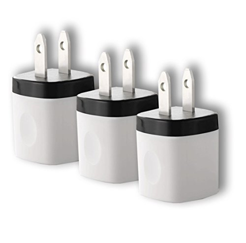 TECHBEE® 3x Universal USB Port Colors USB AC/DC Power Adapter Home Wall Charger Plug W/ Easy Grip for iPhone 6/6 plus 5S 5 4S Samsung Galaxy S5 S4 S3