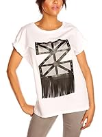 STRADA Camiseta Manga Corta Justine (Blanco)