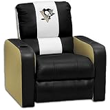 Penguins Dreamseat NHL Leather Recliner