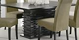 Coaster Stanton Contemporary Dining Table in Black Finish