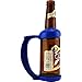 Instant Beer Stein Bottle Grip Handle Black or Blue Color - 12 oz (1)
