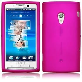 Xylo Pink Hybrid Armor Hard Shell / Skin / Case for the Sony Ericsson XPERIA X10 Mobile Phone.