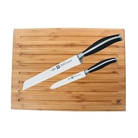 J.A. Henckels Twin Cuisine 3-Piece Bread 'n Roll Set with Bonus Cookbook CD by Henckels
