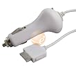 White Car Charger for Microsoft Zune 2nd generation 4 GB / 8GB / 16GB / 80GB / 120GB