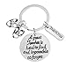 Infinity Collection Drama Teacher Gift, Great Teacher is Hard to Find But Impossible to Forget, Drama Jewelry, Comedy Tragedy, Drama Mask Charm Keychain