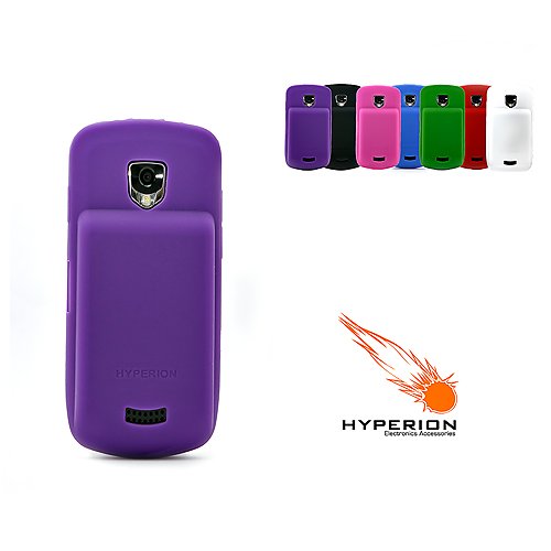 Hyperion Samsung Droid Charge 4G i510 Extended Battery Silicone Case Purple