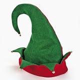 Felt Elf Hat with Jingle Bells