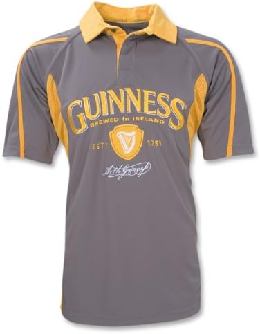 GUINNESS SIGNATURE JERSEY, (CHARCOAL) SHORT-SLEEVE