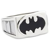 DC Comics Batman Mens Stainless Steel Ring, Si