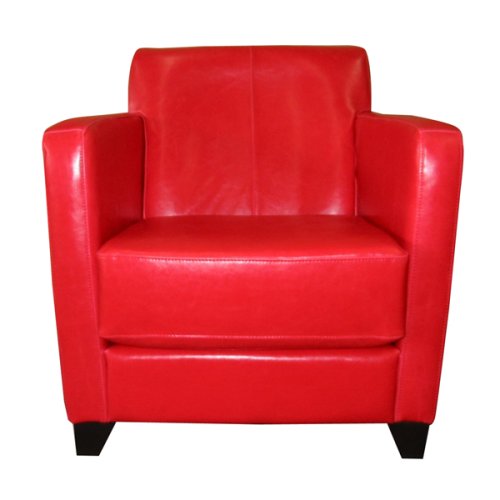Padma's Plantation Milan Club Chair, Red