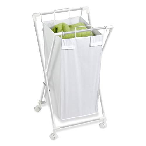 Honey-Can-Do HMP-01385 Rolling Laundry Sorter With Removable Bag, Single Bag