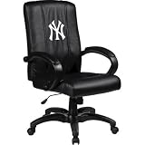 Home Office Chair with MLB Logo Panel Team: New York Yankees