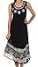 Sakkas Batik Flower Caftan Tank Dress/Cover Up