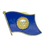 South Dakota Flag Lapel Pin
