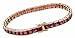 14K Yellow Gold Garnet Tennis Bracelet