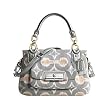 Coach Signature Kristin Ikat Convertiable Satchel Handbag Bag Purse Tote 16940 Grey Multi