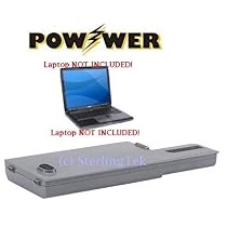 SterlingTeks POWWER Dell Latitude D830 Extended 7200mAh Notebook Batteries