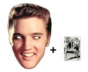 *Mask Pack* Elvis Presley Face Mask - Includes 6X4 (15X10Cm) Star Photo ...