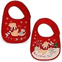Disney Holiday Winnie the Pooh Bib Set for Infants -- 2-Pc.